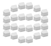 CALLARON Lot de 24 Éponges Dégradées pour Nail Art en Matière Éponge Douce et Élastique, Forme Dégradée Blanche pour Design D'ongles et Maquillage