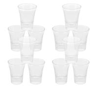CALLARON Lot de 24 Gobelets en Verre pour Communion Première, Réutilisables et Faciles à Nettoyer, Capacité 15ml, pour Cérémonies Religieuses et Veillées Feu de Camp