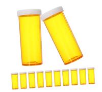 CALLARON Lot de 25 Flacons de Vides Contenants Couvercle Petit Flacon Portable Organisateur de pour Voyage et Urgences Accessoire de Santé pour Adultes