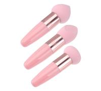 CALLARON Lot De 3 Éponges De Maquillage Multifonctions Petite Éponge à Tête Champignon Applicateur Double Usage Humide Et Sèche Pour Voyage Et Présent
