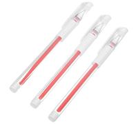 CALLARON Lot De 3 Stylos De Marquage Imperméables Pour Microblading, Pointes Fines, Rouge, Outil De Positionnement Permanent Des Sourcils Pour Professionnels Et Chirurgiens