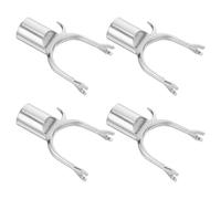 CALLARON Lot de 4 Béquilles Métalliques en Alliage D'aluminium pour Branches d'arbre Fruitier, Support Robuste 0,9'' pour Verger et Jardin, Protection Santé des Branches