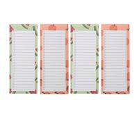 CALLARON Lot de 4 Blocs-notes Détachables Motif Fruits, Mini-blocs-notes Quotidien Non Datés, Couleurs Pastels, Carnet de Rappels pour Bureau et Maison, Planification et Listes Tâches