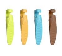 CALLARON Lot de 4 Butées de Porte en PVC Antidérapantes, Cale-Porte de Sécurité Garçon et Filles Colorées, Stop Porte Conique Perforé, Protection Anti-pincement pour Maison et Bureau