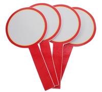 CALLARON Lot de 4 Petits Tableaux Blancs Effaçables à Sec 10x20 Cm en Mousse, Tableau de Score Portable Recto Simple pour Vote, Éducation et Présentation, Usage Scolaire et Compétitions