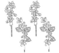 CALLARON Lot De 4 Pinces À Cheveux En Strass Pour Mariée Accessoires Décoratifs Pour Demoiselles Dhonneur