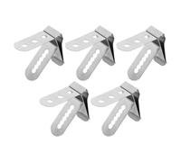 CALLARON Lot de 5 Clips Thermomètre en Acier Inoxydable 304 Alimentaire, Support Multifonction pour Pince de Lecture de Température, Accessoire Barbecue, la Cuisine et Boisson Chaude,