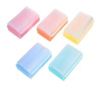 CALLARON Lot de 5 Éponges de Bain Tactiles pour Bébé, Brosses Douces pour Cuir Chevelu et Croûtes de Lait, Accessoires Sensoriels Colorés pour Massage et Nettoyage du Couleur Aléatoire