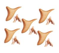 CALLARON Lot De 5 Masseurs Pour Muscles Et Corps Massage Lymphatique Pieds Cou Shiatsu Réflexologie Douleurs Dorsales Fascias Grattage Et Sculpture Planche De Massage Bois Jaune