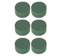 CALLARON Lot de 6 Boues de Fleur Rondes 12 Cm Absorbantes pour Compositions de Fleurs, Base pour Composition, Matériel Floral Écologique Inodore, pour Décoration Jardin et Bouquets