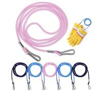 CALLARON Lot de 6 Cordons en Nylon pour Moufles Garçon et Filles, Attaches Anti-Perte Multicolores, Clips Sécurisés pour Tout-Petits, Sports D’Hiver et Activités Extérieures