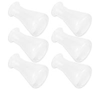 CALLARON Lot de 6 Fioles Erlenmeyer 100 Ml Flacons Coniques en Plastique Graduation Col Étroit pour Usage en Laboratoire D’Analyse Scientifique