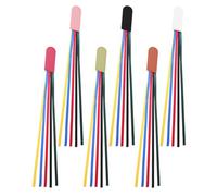 CALLARON Lot de 6 Marque-pages en Cuir Pu et Ruban Coloré pour Bible, Expression de Foi, Application Polyvalente, pour Manuels et Large Gamme de Lectures