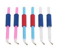 CALLARON Lot de 6 Stylos Adhésifs à Pointe Coudée pour Broderie Diamant, Outil DIY pour Pointiller Strass, Accessoires Peinture au Diamant, Couleurs Aléatoires, Usage Couleur Aléatoire