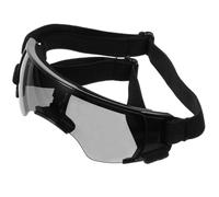 CALLARON Lunettes de Soleil Sangles et Crochets d'oreille Réglables avec Protection UV pour Chien Monture en Eva Noire pour Conduite et Activités en Plein Air