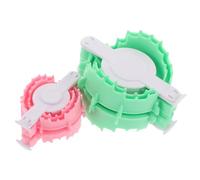 CALLARON Machines à Pompons Portable et Facile à Utiliser de Cœur en Plastique Ensemble de 2 pour Loisirs Créatifs, Tricot et Couture