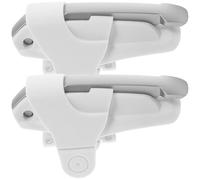 CALLARON Manette de Jeu Mobile Portable en PC et Métal Blanc, Facile à Installer, 1 Paire D'accessoires pour Téléphone, pour Jeux Mobiles