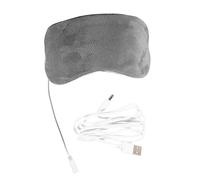 CALLARON Masque Chauffant Yeux à Vapeur Usb, Masque Thermique De Sommeil, Réglable Élastique, Couleur Gris, Détente Oculaire Pour Lecture Et Voyage