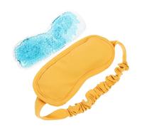 CALLARON Masque De Sommeil Élastique Coton Avec Pack De Gel Amovible Masque Pour Dormir Chaud Et Froid Pour Maison Voyages