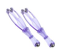 CALLARON Masseur à Doigts 2pcs pour Massage Manuel des Mains et Circulation Sanguine, Rouleau Compact en Acier Électrolytique et PC pour Soulagement des Articulations