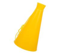 CALLARON Mégaphone Supporteur Plastique Jaune Portable Bruyant Encouragements Sportifs Trompette de Fête pour Matchs et Événements en Plein Air