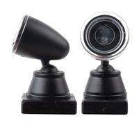 CALLARON Mini Spots LED 2 Pièces pour Modèle de Feu de Lumineux, Accessoires pour Décoration de Table Circuit Train et Maquette de Paysage