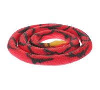 CALLARON Modèle de Serpent Réaliste Rouge en TPR, Farce Halloween | Figure Animale Vive, Décoration de Pot et Bureau, Ornement de Jardin, pour Fête et Farce