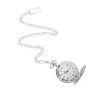 CALLARON Montre de Poche Mécanique Vintage pour Homme avec Chaîne Chiffres Arabes Design Classique et Couvercle à Rabat Sécurisé