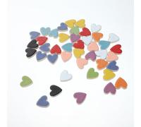 CALLARON Mosaïque de Coeur Kit de Démarrage Pièces Tachées en Céramique 200G pour Loisirs Créatifs et Décoration Intérieure Couleur Aléatoire