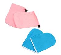 CALLARON Moufles de Soin Mains pour Thérapie Cire de Paraffine, 2Pcs, Flanelle et Polyester, Protection Chaleur pour Salon Domicile