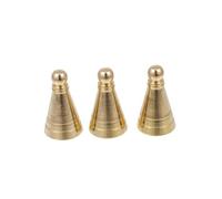 CALLARON Moule à Parfum Conique en Laiton 3 Pièces Outil DIY pour Fabrication Cônes de Parfum de Tour, Décoration Intérieure et Salon de Thé, Compact et Facile à Transporter