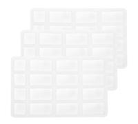 CALLARON Moules à Briques Miniatures pour Table de Sable, Lot de 3 Pièces Couleurs Aléatoires, Moule à Mini-briques DIY en Plastique Résistant, Outil pour Création de Couleur Aléatoire