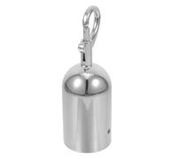 CALLARON Mousqueton en Acier Inoxydable Argent 4.92In avec Embout de Corde et Crochet Sécurisé pour Zones de Contrôle d'Entrée et Evénements