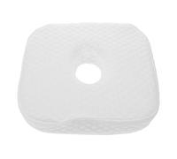 CALLARON Oreiller pour Piercing D’Oreille en Mousse à Mémoire de Forme avec Trou Coussin Ergonomique Blanc pour Dormir Côté Protège-Lobe Hygiénique et Confortable Soin Post-Perçage