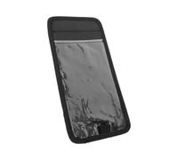 CALLARON Organisateur de Pare-soleil Voiture Noir, Porte-carte Handicapé Clip Élastique, Titulaire D'un Laissez-passer de Stationnement, Protection Pratique pour Cartes et Stylo, Rangement