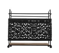 CALLARON Organisateur Forgé Pinceaux de de Maquillage Noir, Support Polyvalent Vintage Innovant Modernes pour Ateliers D'artistes et Bureaux