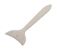 CALLARON Outil De Mesure De L'orbite Crayon Yeux Eye-liner Ruban à Mesurer La Taille Boucliers De Fard à Paupières Outil De Mesure De La Règle Des Sourcils Mètre Pd Acier Inoxydable Silver