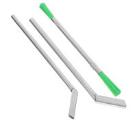 CALLARON Outil de Nettoyage pour Rainures D'ascenseur 1 Set Brosse en Nylon et Racleur en Fer, pour Entretien des Sillons de Cabine et Pistes D'ascenseur
