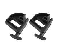 CALLARON Outils de Démontage de Pneus de Voiture 2 Pièces, Pince Démonte-jantes Noire en Plastique Léger, Outil de Réparation de Pneus Pratique et Portable pour Démontage et Changement