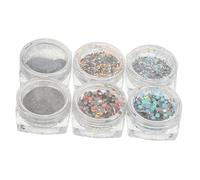 CALLARON Paillettes à Réfléchissantes De De Pour Nail Art Décoration Éblouissante Avec Cristaux Application Facile Pour Manucure