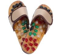 CALLARON Pantoufles De Massage Des Pieds à Points D'acupuncture, Taille 39-40, Matières Naturelles Respirantes, Chaussures Unisexes Pour Maison, Relaxation Et Fatigue, Bien-être Quotidien