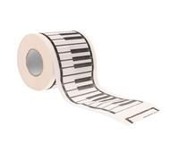 CALLARON Papier Toilette Doux Imprimé Motif Piano Rouleau Décoratif Absorbant Additifs Nocifs Salle de Bain Élégante et Cadeau Musical