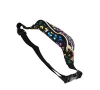 CALLARON Paquet Banane Femme Élégante Cuir Synthétique Léger Double Zip Rangement Sécurisé Quotidien Voyage Urbain Noir Compacte Polyvalente