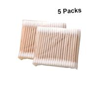 CALLARON Paquet De 5 Écouvillon de tampon coton tige coton demaquillant coton-tige de maquillage coton-tige pour nettoyer les oreilles Bambou