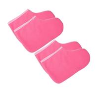 CALLARON Paquet De Paraffine Pieds 2 Paires Taille Épaisse Rose Bord Blanc Couverture Chauffante Pour Soin Spa Professionnel Et Domicile