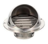 CALLARON Pare-brise Cheminée Hotte Aspirante Ronde Conduit D'évacuation Pour L'extérieur Bouche D'aération Hotte Aspirante Murale Couverture Externe Pipeline Extracteur Acier Inoxydable