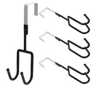 CALLARON Patère Magnétique sans Perçage 4pcs en Fer Colle Pvc, Crochet Mural Résistant à L'usure et Anti-dérapant pour Salle de Bain et Salon