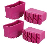 CALLARON Patins Antidérapants pour Pieds d'Échelle Pliante Lot de 4 en Caoutchouc Protection Sol Rayures Usage Maison et Atelier