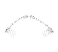 CALLARON Peigne à Chaîne Cristal Pour Cheveux De Mariage Décoration Accessoire Pour Cheveux De Mariée Accessoire Pour Femme