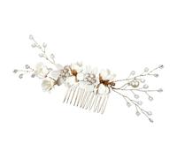 CALLARON Peigne à Cheveux Avec Accessoire De Coiffure Pour Mariée Design Forme De Fleur